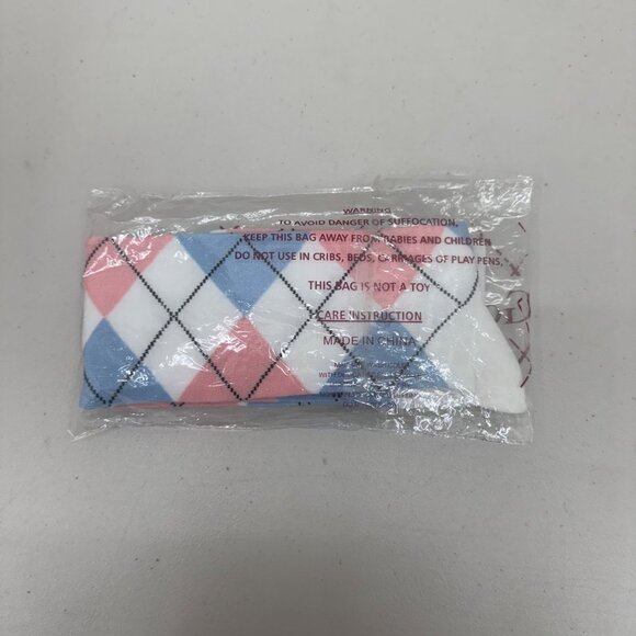 Golf Knickers Argyle Socks 1 Pair Pink Blue White Mens Onesize - Picture 2 of 2